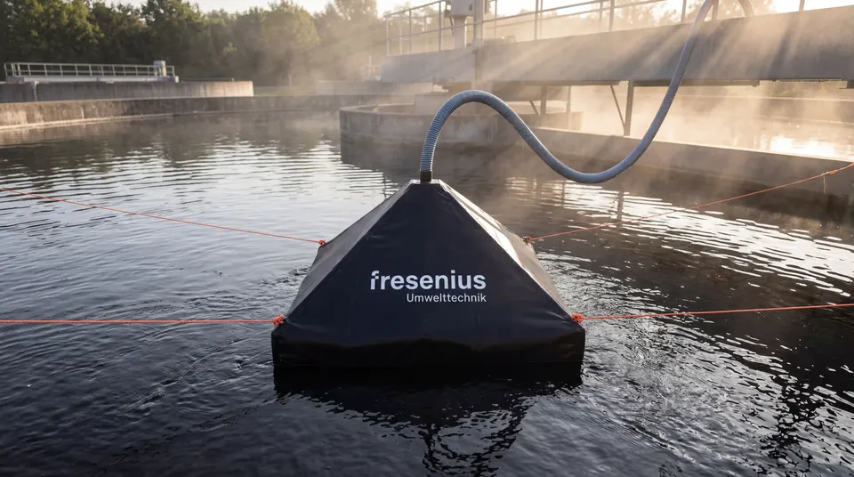Gas Dome 300 on an aeration tank