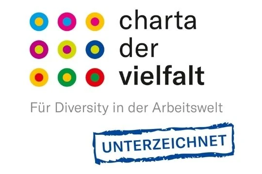 Logo of the Diversity Charter with the stamp “signed”