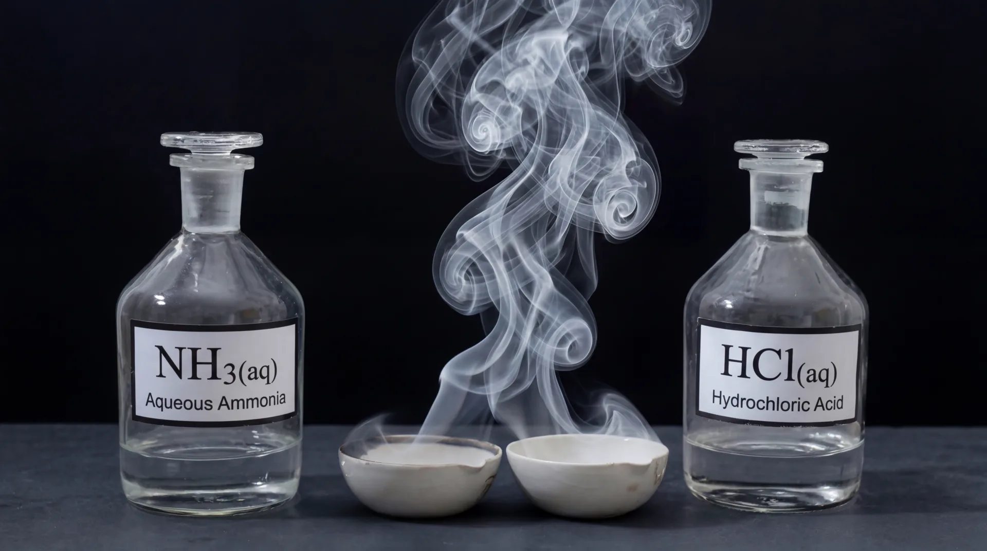 Aufsteigender Dampf Gefäße Chlorwasserstoff