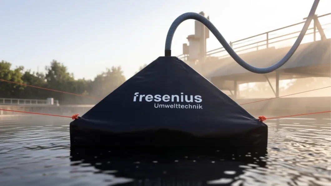 Gas Dome 300 Haube schwimmt auf Kläranlagentank