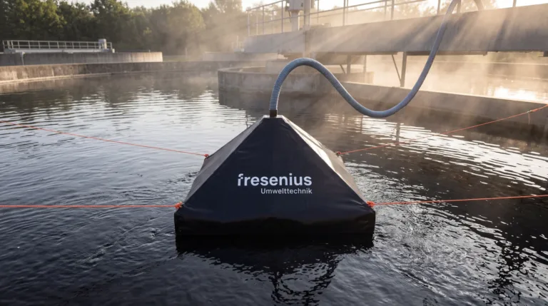 Treibhausgas-Monitoring an Klärbecken – das Fresenius Off-Gas-System
